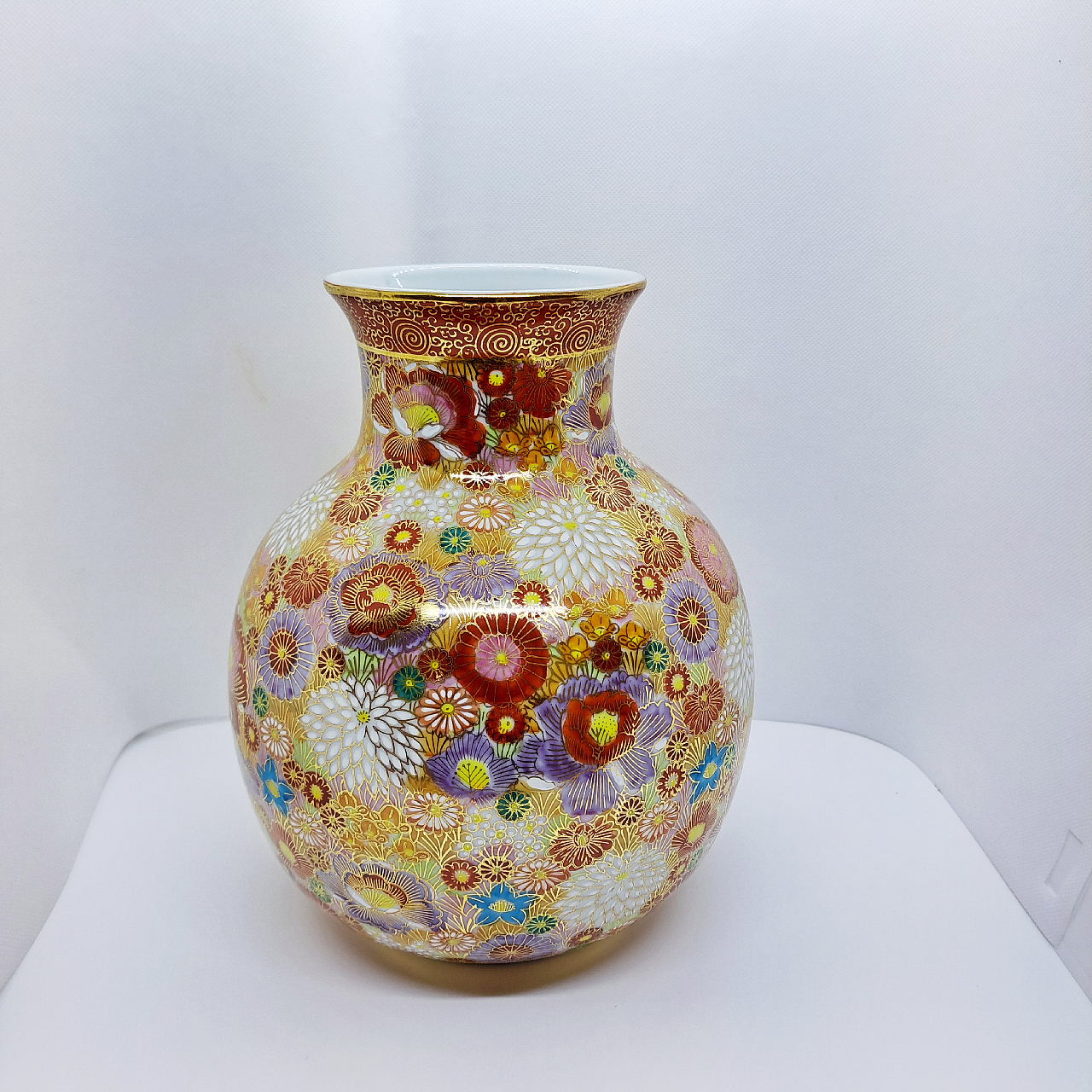 九谷焼8号花瓶/花詰